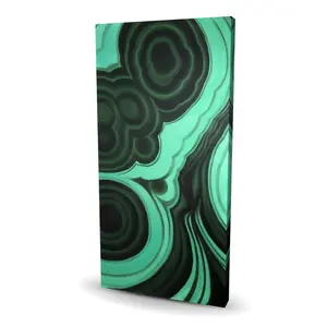 360 Stand Malachite Stone Retro Print Wall Art - 24x48 in High-Def, Nature-Inspired, Artistic Home Decor Supply for Unique Home Decoration, Art-Inspired Wall Arts