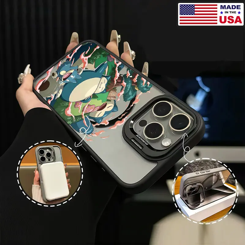 Vintage Unique Snorlax Aesthetic Custom Phone Case, Soft Silicone TPU Drop Tested Shockproof Protection, Metal Magnetic Phone Accessories for iPhone 12-17 Plus Pro Max & Samsung 22-25 Ultra, Customized, Anti-Drop