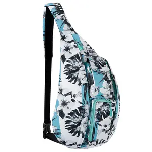 Sling Bag Sling Crossbody Bag Daypack Lightweight with Adjustable Shoulder Strap Travel Hiking Men Women Casual Flap Pocket