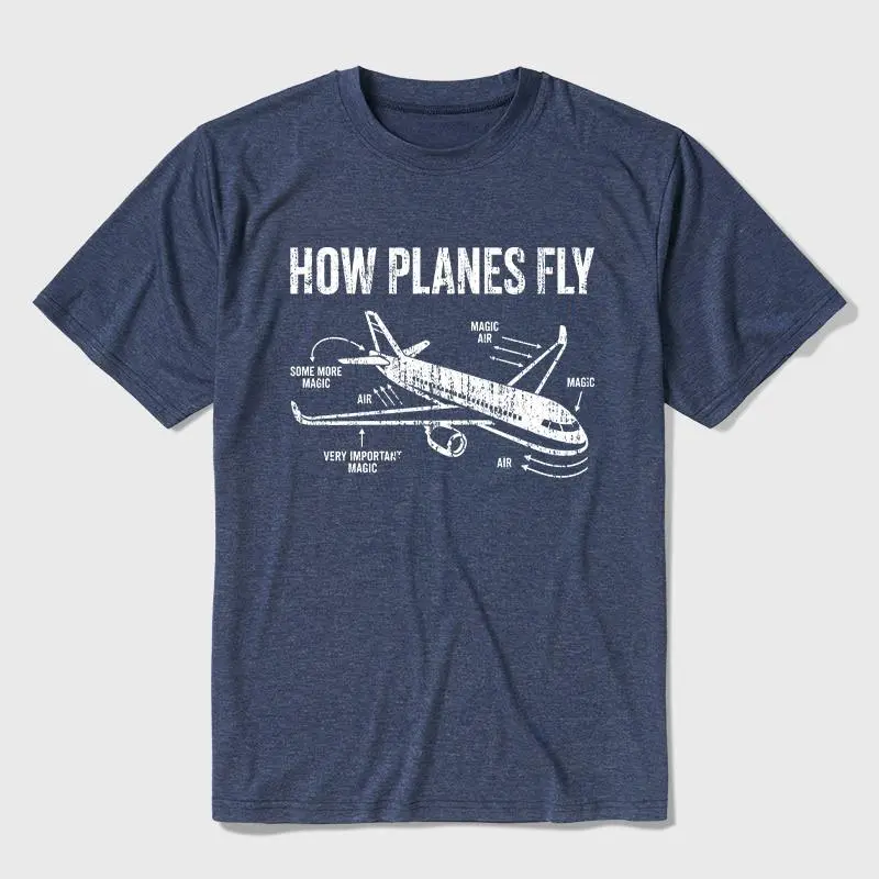 How Planes Fly Ultra Soft Heather Tee