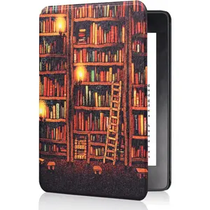 Case for 6'' Kindle Paperwhite 10th Generation - 2018 Release (Model No. PQ94WIF) with Hand Strap - Auto Sleep/Wake, Slim PU Leather Protective Cover ONLY Fit Kindle Paperwhite 2018 E-Reader