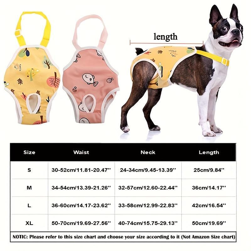 [Washable Dog Diapers] Reusable Dog Sanitary Pants - Adjustable Dog Menstrual Clothing, Breathable Mesh Design, Comfortable Fit, Suitable for All Sizes of Dogs During Menstruation, Female Dog Pet Diapers, Polyester Fiber Material