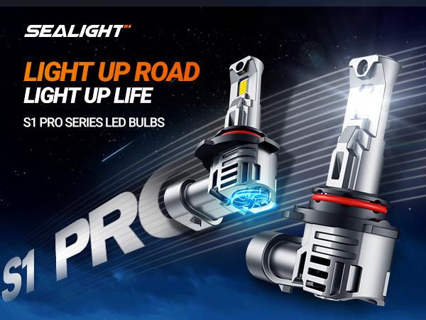 2013 Toyota RAV4 9005/HB3 60W 6500K White IP68 LED Headlight Bulbs 2PCS SEALIGHT S1-Pro