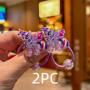 Two-piece set of my baby horse hairpin, high-elastic ponytail hair tie, durable woven headband, ideal gift and accessory for all hairstyles, birthday gift, holiday giveaway, perfect stuffing for Christmas stockings, gift, home decoration