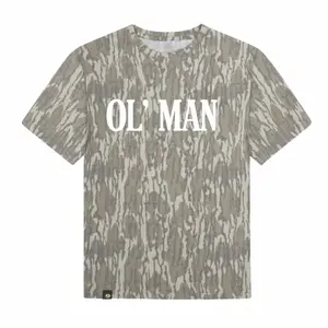 OL' MAN Camo T-shirt - Mossy Oak Boosie T-Shirt, Father's Day, Gift for Dad – Original Hunting Style Tee for Men, Style T Shirt 3D Camo, Gift For Men And Women