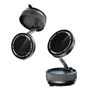 Magnetic Car Phone Holder - Multi-Scene Use with Strong Hold Fits All Phones Cars for Car Gym Bathroom Kitchen 360° Swivel 180° Dual-Axis Folding Portable Easy to Use