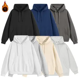 Spring Autumn Winter Thick Fleece Hooded Pullover Sweatshirt Stylish Casual Loose Design Perfect Couple's Hoodie Must-Have for Outdoor & Inner Wear Fashionable Elegant Menswear Tops fall outfits streetwear y2k clothing california outfit california outfits