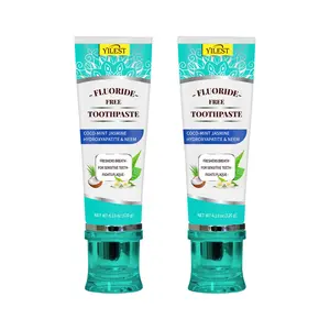 Coconut Oil Toothpaste, 1 Box/2 Boxes Natural Cocomint Jasmine Neem Toothpaste, Freshens Breath, Oral Care Toothpaste for Adults, Natural Toothpaste Alternative
