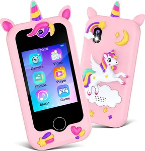 Kids Smart Phone, 2.8" Touch with Dual Camera, Travel Toy Preschool Learning Education, Perfect Gift for Christmas, Birthday