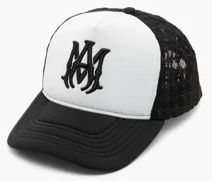 Amiri Two Tone Trucker Hat (Black)