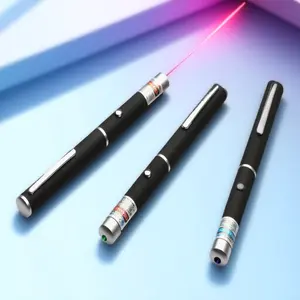 Ultra-Bright Laser Pointer Pen, 500m Long Range, Red Green Blue Purple Options. Perfect for Presentations, Teaching, Pet Toy. Remote Control, Portable & Safe Design. Ideal for Lectures, Training, Cat & Dog Entertainment.