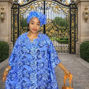 Elegant Ajoke Guipure Lace Fabric for Women's Fashion