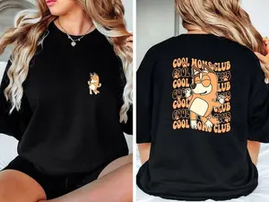 Blueyy Cool Mom Club T-Shirt, Blueyy Cool Aunt Shirt Blueyy Auntie Shirt, Blueyy Auntie Gift, Blueyy Trixie Sweatshirt, V Neck shirt, Aunt Trixie Cool Club Shirt, Blueyy Family Shirt