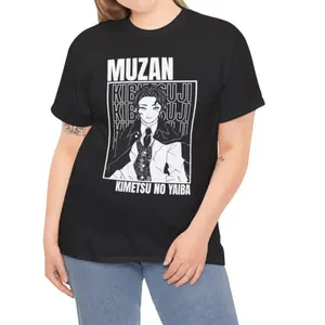 Muzan Kimetsu no Yaiba Demon Slayer Shirt Anime Graphic Tee, Unique Design Perfect for Gamers & Anime Fans 2024