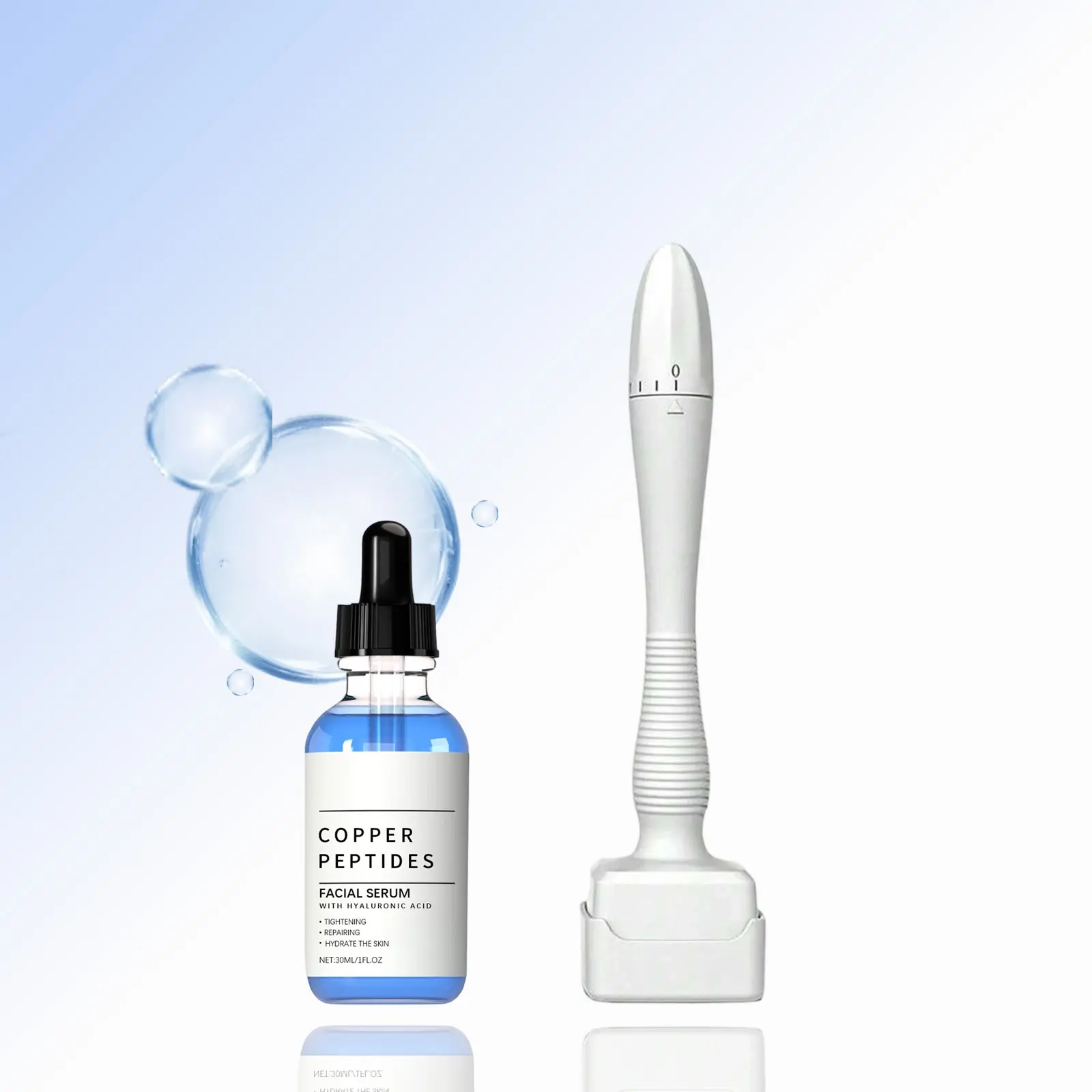Copper Peptides Serum for Face - with GHK-Cu Peptide and Hyaluronic Acid - Anti-Aging Facial Serum Copper Peptides Serum for Face - with GHK-Cu Peptide and Hyaluronic Acid - Anti-Aging Facial Serum