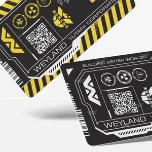 Weyland- YThemed Stickers. The Ultimate Rectangle Sticker for Anywhere & Anything | Waterproof Vinyl | Clean Minimal Tech Aesthetic | Perfect for Laptops, Phones & Everyday Use
