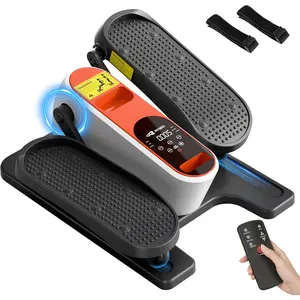 Under Desk Elliptical Machine, Ellipse  Exerciser with Electric Seated Pedal for  & Office, Manual & Auto Mode, Forward & Reverse,12 Speeds  Exercise Machine for Seniors
