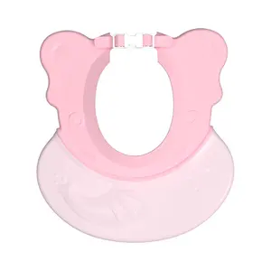 Baby Shampoo Cap Infant Shampoo Cap Little Elephant Shampoo Ear Protection Cap Child Bathing Shower Cap Adjustable Children's Shower Cap