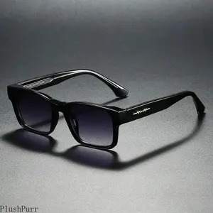 2026 Trendy High-Quality Vintage Sunglasses - Unisex Polarized UV Protection Retro Square PA Frame with Leopard Print Fashion Sports Eyewear