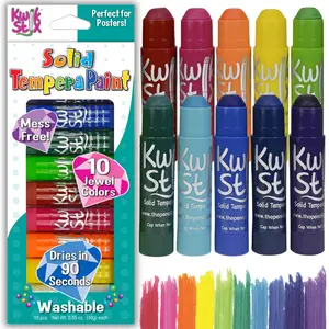 Kwik Stix Paint Sticks, Set of 10 Jewel Tones