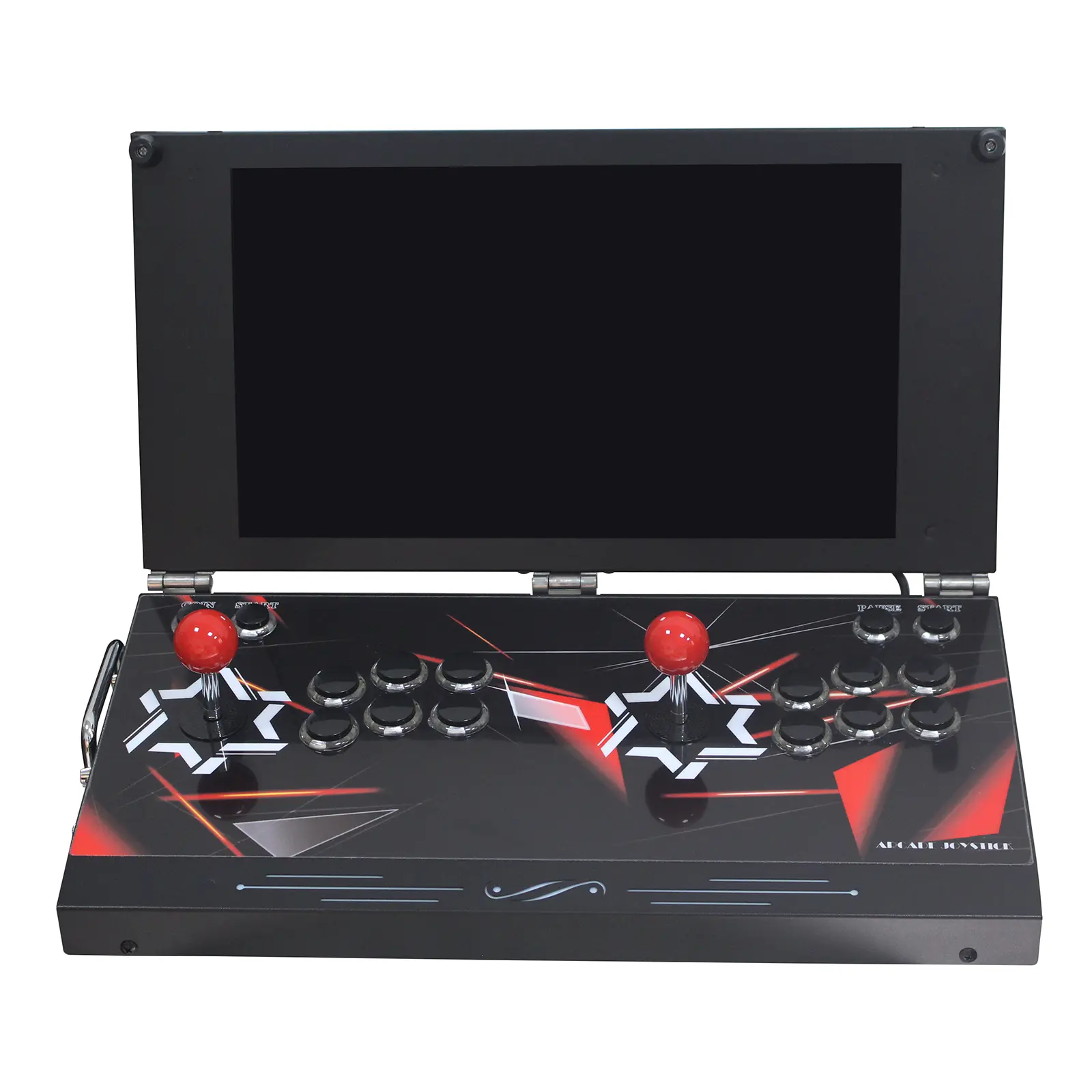 9800 in 1 Hand-held Portable Selected Arcade Game Console 17.5-inch HD Screen Dual Players Box DX, Retro Video Game Machine Search/Hide/Save/Load/Pause Games