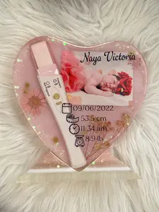 MOLDE EN FORMA DE CORAZON DE RESINA EPOXY PARA ETERNIZAR MEMORIAS