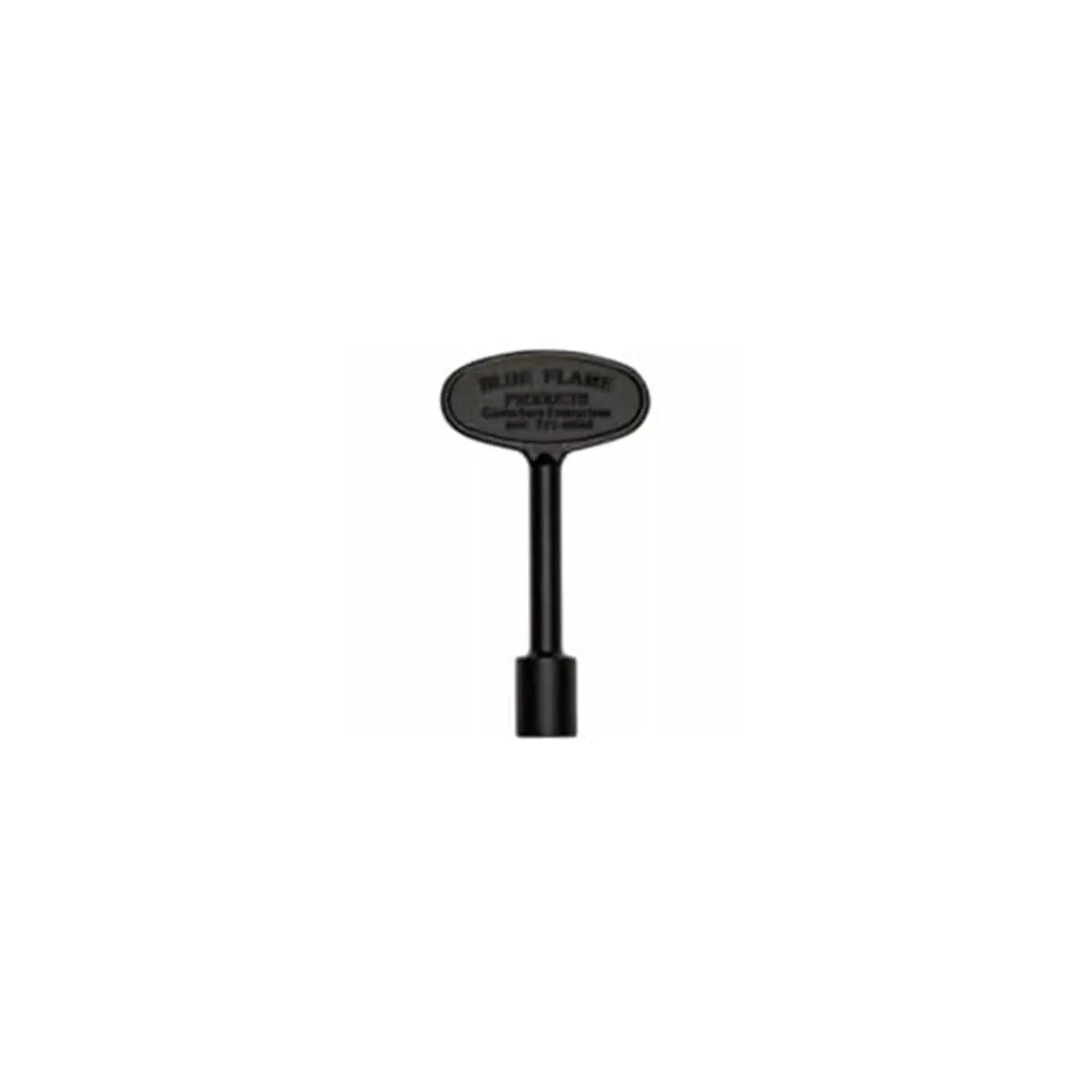 Blue Flame Universal Flat Key, 3-in Size (inches), Flat Black Finish, Hardware Accessory for Padlocks & Hasps, Single Key