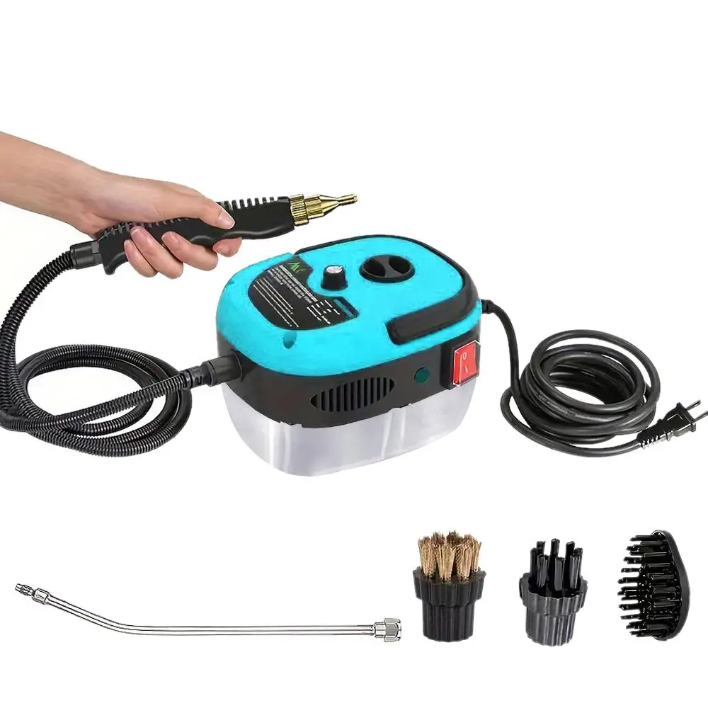 Portable Handheld Steam Cleaner, 1 Set High Temperature Pressurized Steam Cleaner, Car Cleaning Machine, Professional Car Wash Accessories