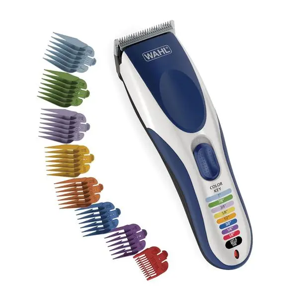 Wahl Color Pro Cordless Rechargeable Hair Clipper & Trimmer, Color Guards