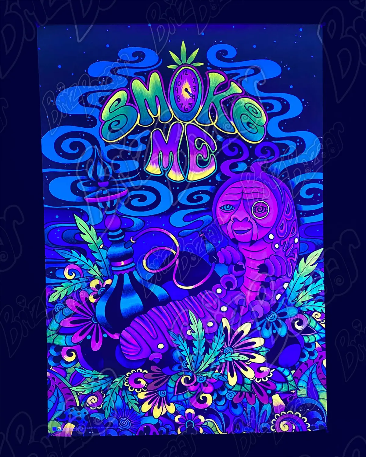 Blacklight Poster | UV Reactive Poster of Feed Your Head