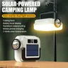Compact Solar-Powered Camping Lantern - Portable Emergency Light, Waterproof Outdoors USB Phone Charger, 8 Modes, LCD Battery %, 10-100% Simple Button Brightness, Color Temp Adjustment, Dual Light Zones, Off Grid Survival Supply
