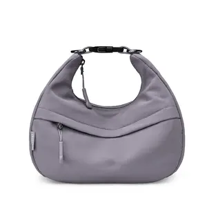 Nylon Crescent Shoulder Crossbody Handbag For Women,  Multi‑Pocket Convertible Purse, Spacious Versatile Casual Daypack Ideal For Daily Commute Weekend Travel Shopping And Everyday Outdoor Activities