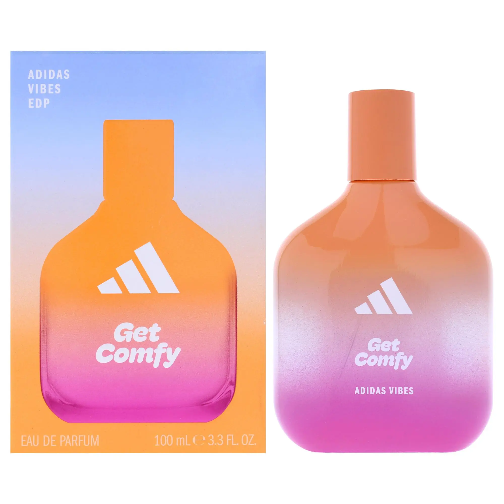 Adidas Vibes Unisex Eau de Parfum Spray, 3.3 fl oz