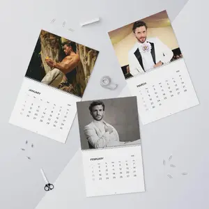 Jonathan Bailey 2026 Wall Calendar, Actor Calendar with Fellow Travelers Inspired Photos, Premium 12-Month Planner, Gift for TV Fans, Actor Memorabilia Home Office Decor