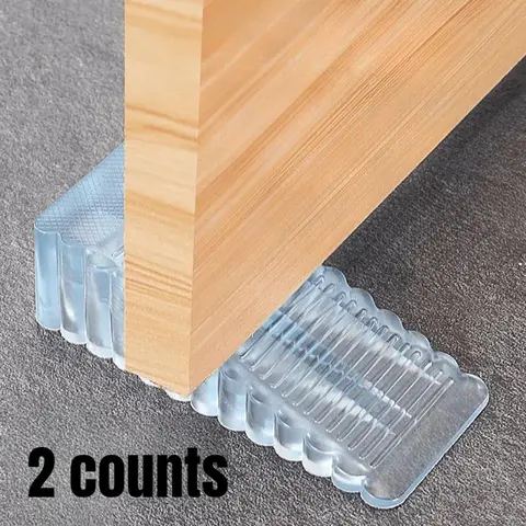 Silicone Door Stop, Non-slip Door Wedge, Anti-crash Door Stopper for Home, Hotel, Bathroom, Apartment, Door Hardware