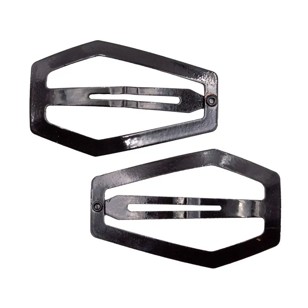 Snap   Coffin   Hair Clip Black