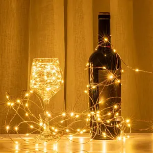 200 LED 66 FT Copper Wire String Lights 8 Modes LED Fairy String Lights USB Powered with Remote Control for Christmas Tree Wedding Party Home Decoration