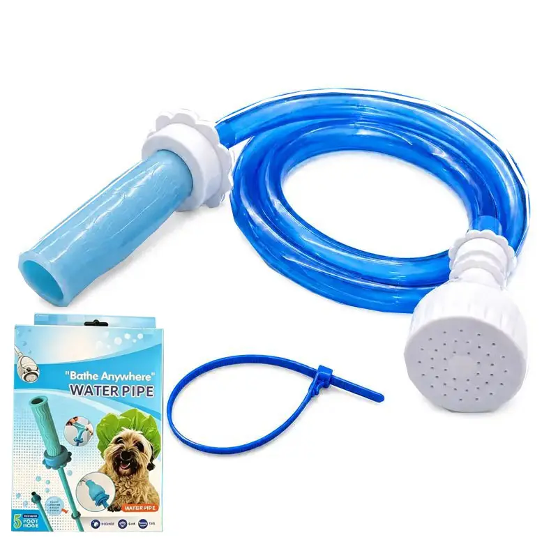 "Shower Cleaning Thing"–Slip-On Handheld Hose Attachment for Fast, Mess-Free Shower Wall Rinsing–6 Ft Hose, Fits Up to 5" Shower Head –Temporarily Converts Standard Shower into Handheld