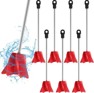 8 Pcs 11 Inch Stirrer for, Mixer, Epoxy Mixer for Concrete Resin Stirrer Paddle Works with Most Drills