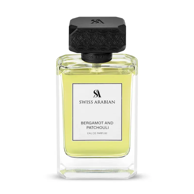 Swiss Arabian Bergamot and Patchouli Eau de Parfum for Men – Intense Fragrance with Musk, Citrus, and Floral Notes, Long-Lasting Scent with a Bold & Alluring