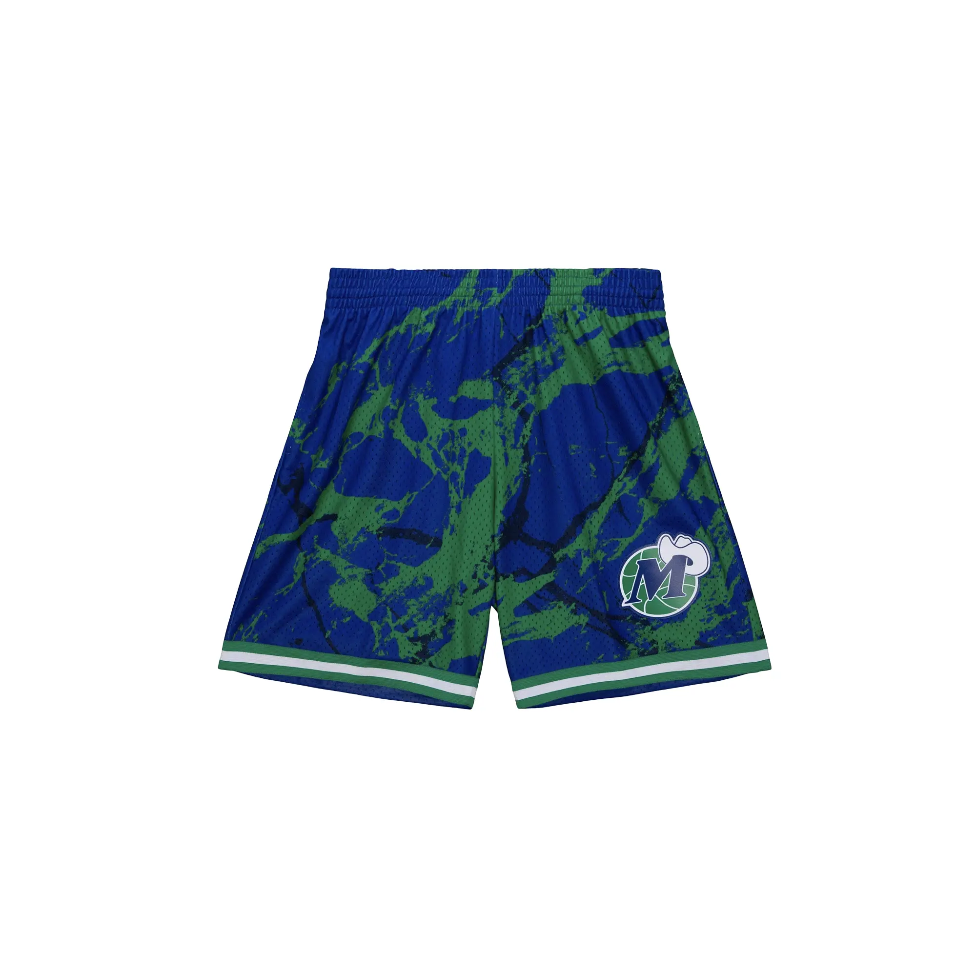 Team Marble Swingman Shorts "NBA Dallas Mavericks 1998" PFSW1279 DMA98PPPBLUE