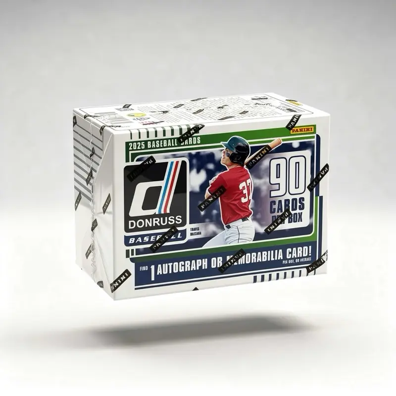 Donruss 2025 Baseball Cards 90 Cards Per Box Includes 1 Autograph or Memorabilia Card Collectible Sports Trading Cards