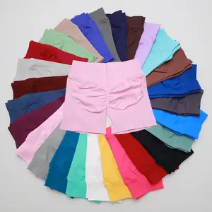 Impact Shorts Men's Seamless Scrunch Bum Workout Gym Shorts - High Stretch & Durable Fabric - Summer Wear - Fast Free Fit - Push Up Yoga Shorts