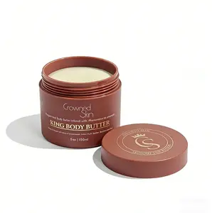 Colognes Crowned Skin King Body Butter - Gentle Moisturizer for Soft Skin, Warm Scent, Suitable for All Types, Luxurious Nourishment, 5oz/150ml