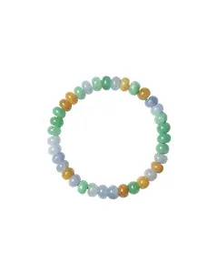 Lavender Field — Beaded Jade Bracelet