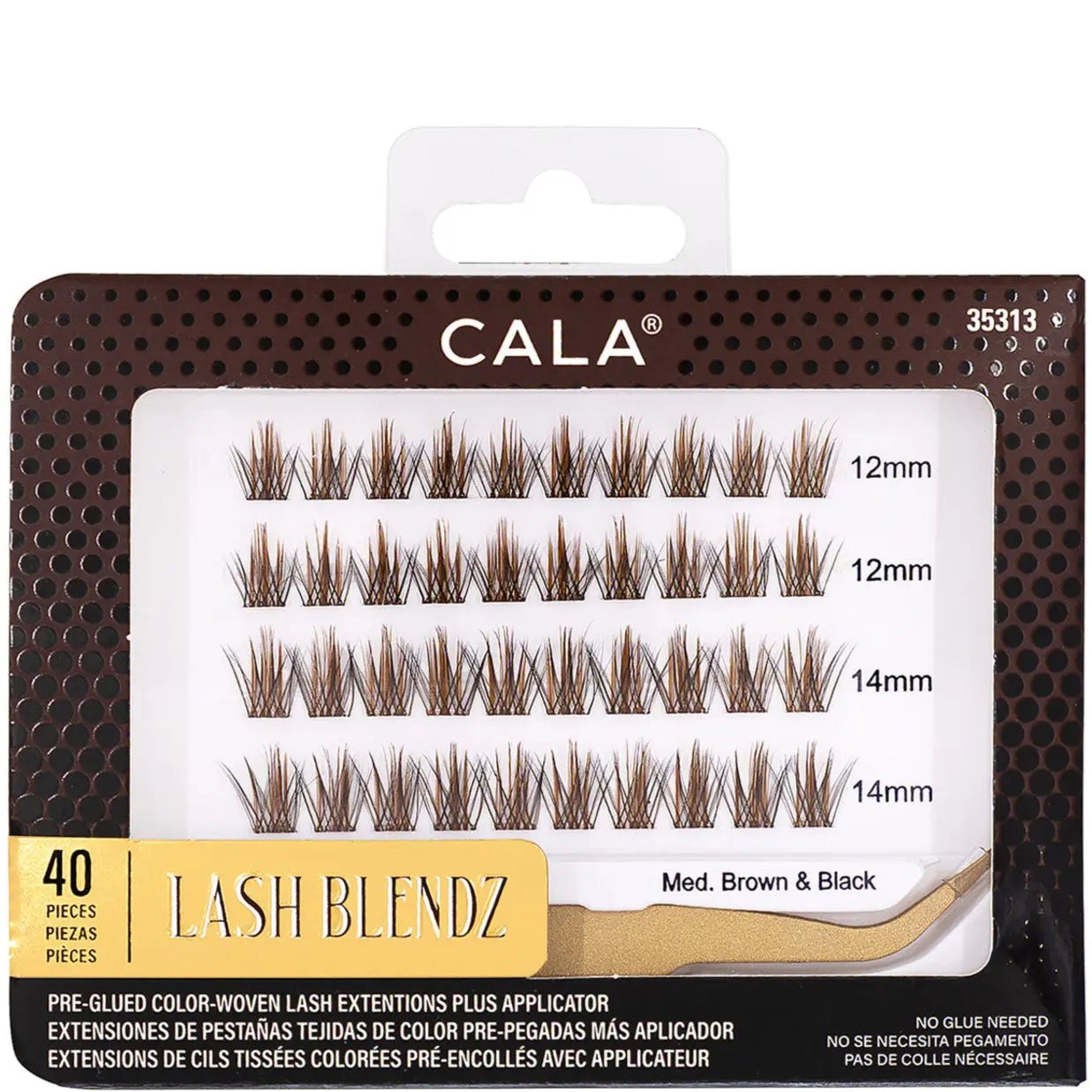 CALA Ombre Lash Clusters - Brown & Black