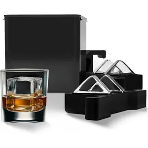 Clear Ice Maker Set -  Clear Ice Ball & Cube Molds for  and  | Dilution-Free Directional Freezing Design | Easy Removal