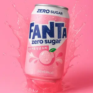 Fanta Soda Peach Zero Sugar (KOREA)