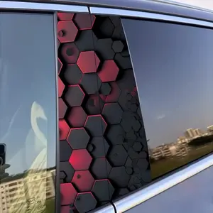 Car B-pillar Sticker, Creative Car B-pillar Protective Film, Waterproof & Anti-scratch Car Sticker, Universal Car Exterior Decoration Accessories, Car Decals