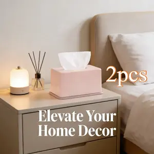 2pcs 2026 New Adjustable Paper Towel Holder, Automatic Rising Napkin Box, Bedroom Desktop Storage, Dustproof Moisture-Proof, Multi-Functional